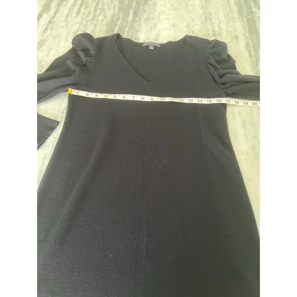 INC International Concepts- Black Puff Sleeve Sweater Dress Size XL NWT - Picture 6 of 9